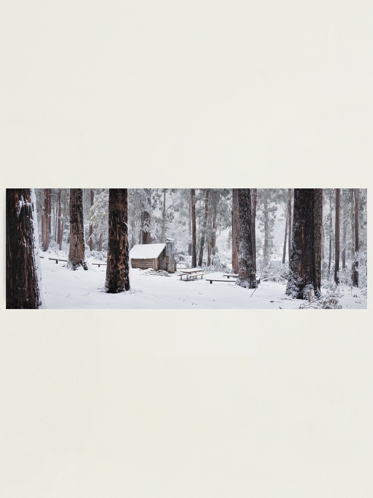 Thumbnail 1 of 3, Photographic Print, Tomahawk Hut, Mansfield, Victoria, Australia designed and sold by Chockstone.