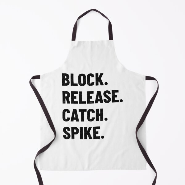 Item preview, Block Release Catch Spike / Football Player Tight End Saying design designed and sold by CreatedByHeidi.