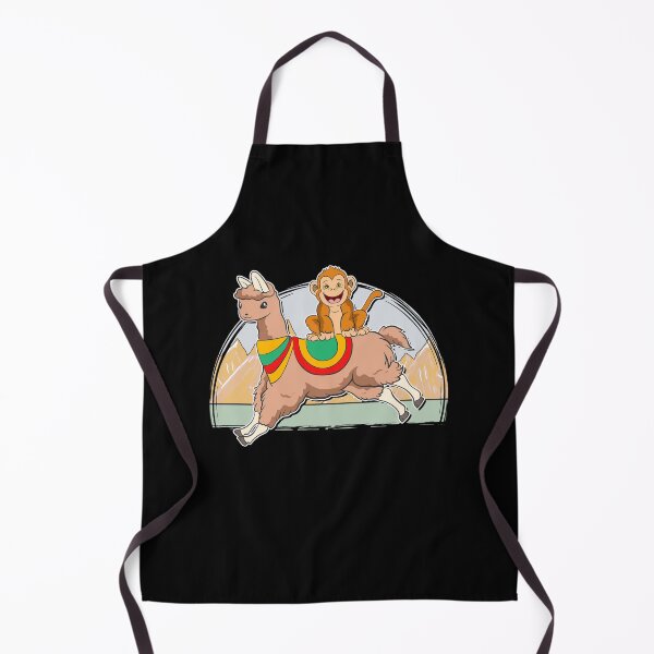 Item preview, Monkey Riding Llama Animal Friend Monkeying Around designed and sold by perfectpresents.