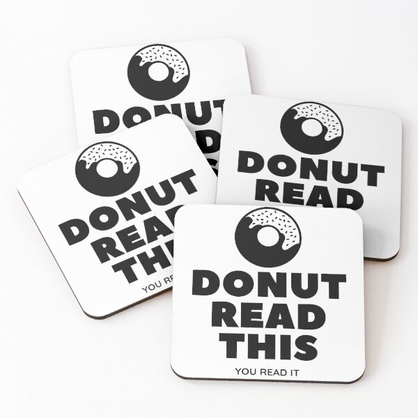 Item preview, DONUT READ THIS - You Read It designed and sold by UniqqFactory.