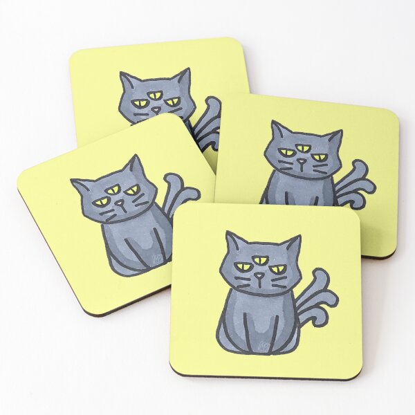 Item preview, three eyed cat designed and sold by crabkazoo.