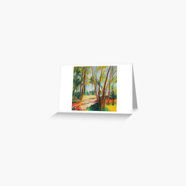 Light Through The Trees Greeting Card