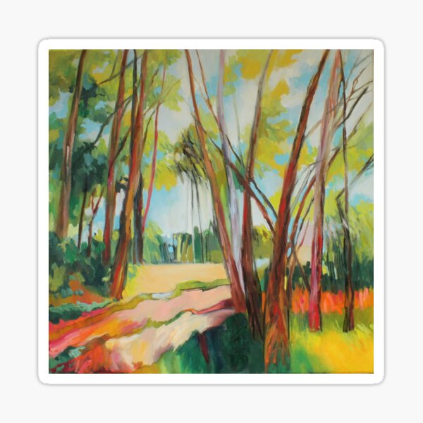 Light Through The Trees Sticker
