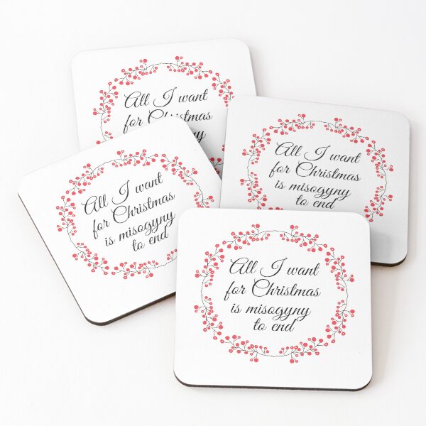 Item preview, All I want for christmas is misogyny to end designed and sold by berlinsisters.