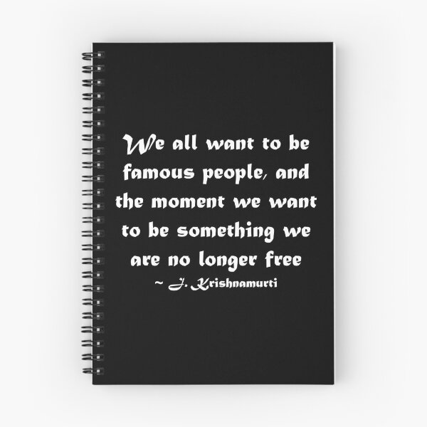 Item preview, Famous people - J. Krishnamurti quote - black designed and sold by rahilvalani.