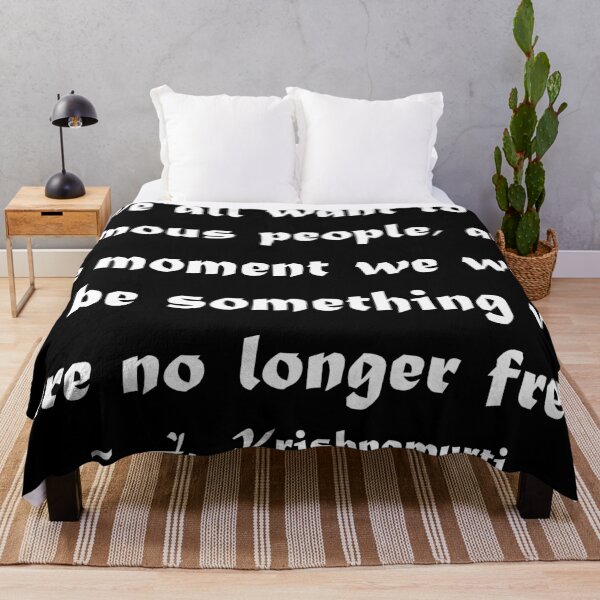 Item preview, Famous people - J. Krishnamurti quote - black designed and sold by rahilvalani.