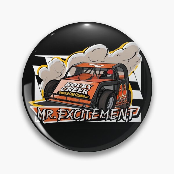 Item preview, Mr. Excitement Dirt Track Racing designed and sold by Angela Wolowitz.