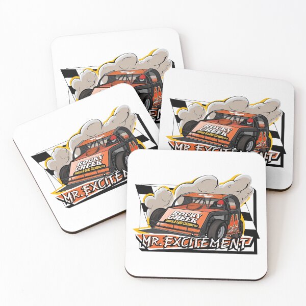 Item preview, Mr. Excitement Dirt Track Racing designed and sold by Angela Wolowitz.