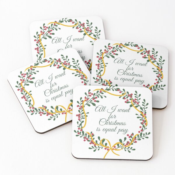 Item preview, All I want for christmas is equal pay designed and sold by berlinsisters.