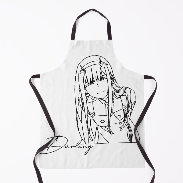 Item preview, zero two outline designed and sold by Riku-Ortiz.