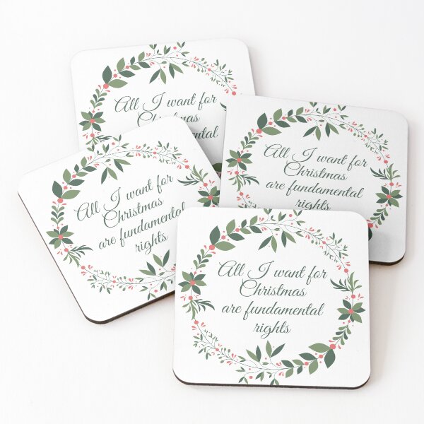 Item preview, All I want for christmas are fundamental rights  designed and sold by berlinsisters.