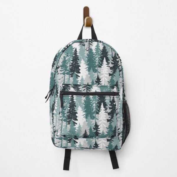 Item preview, Pine Tree Forest / Teal designed and sold by MirabellePrint.
