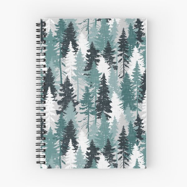 Item preview, Pine Tree Forest / Teal designed and sold by MirabellePrint.