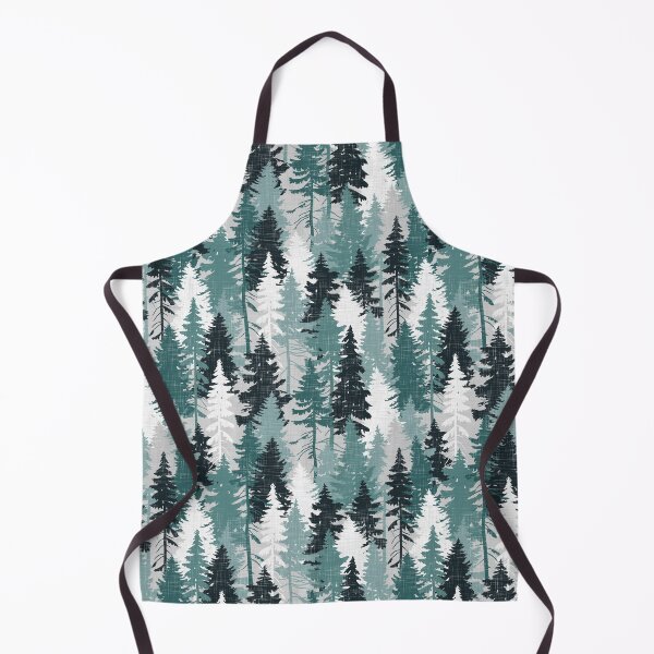 Item preview, Pine Tree Forest / Teal designed and sold by MirabellePrint.