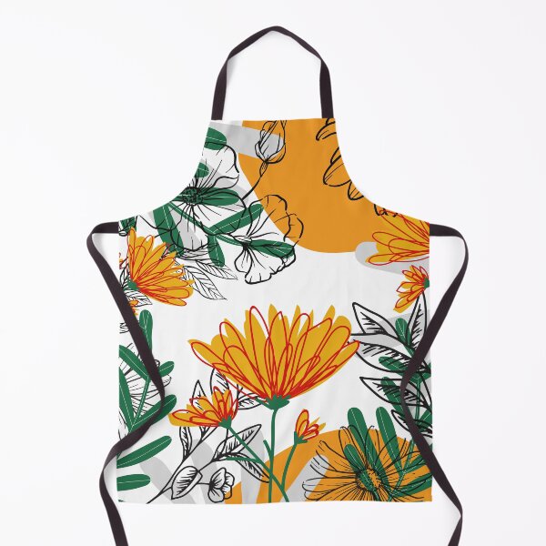 Item preview, Many Sunflowers Yellow Green Print designed and sold by BohoMoon.