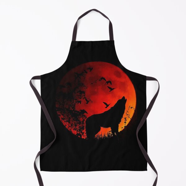 Item preview, Red Moon Wolf designed and sold by FANCYANIME.
