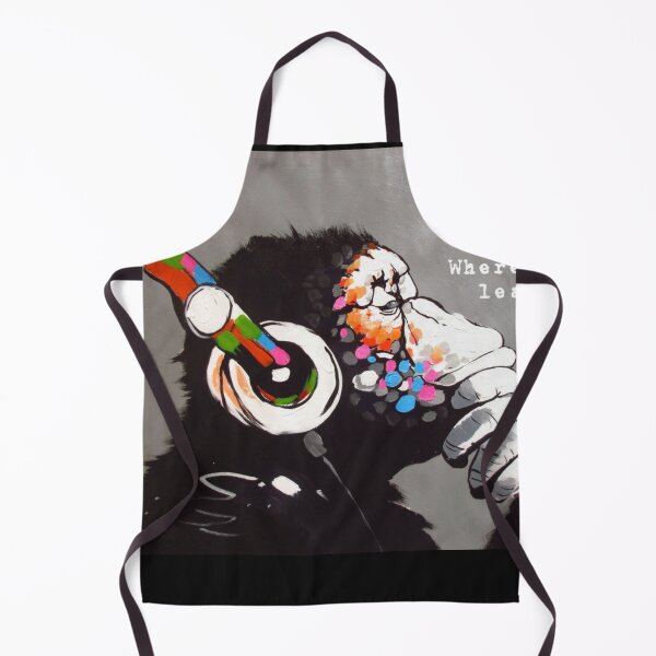 Item preview, Where words leave off music begins - Banksy Art and Music Quote designed and sold by CASSNELSON.