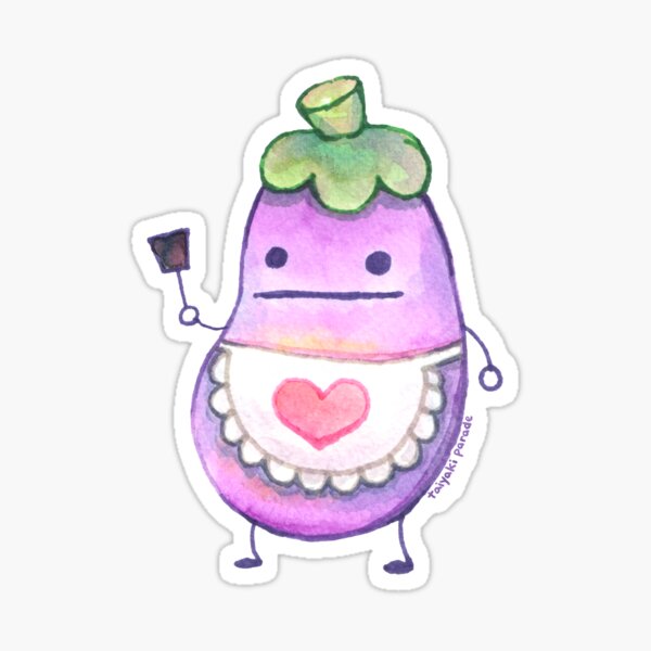 Item preview, Eggplant Chef designed and sold by TaiyakiParade.