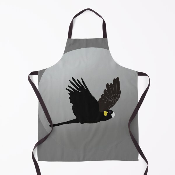 Item preview, Black cockatoo on grey circle designed and sold by Old Friends Pet Portraits.
