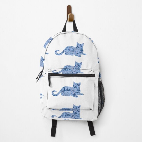 Item preview, Cats sticker blue word cat in different languages designed and sold by Toffy2222.