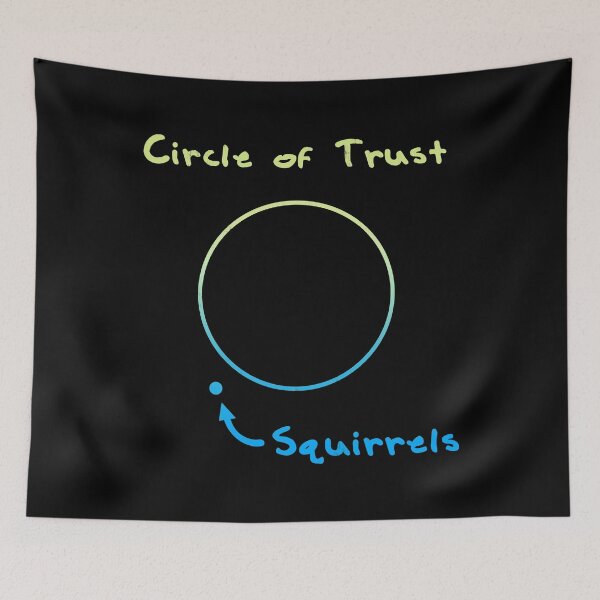 Item preview, Circle of Trust Squirrel designed and sold by TrackingSprawl.