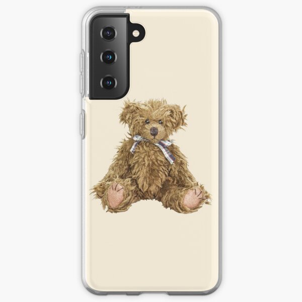 Vintage Fluffy Teddy Bear Samsung Galaxy Soft Case