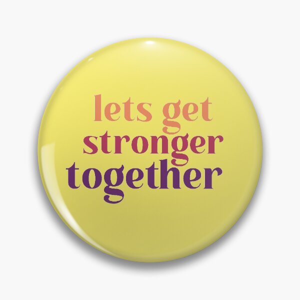 Item preview, lets get stronger together designed and sold by soukainaid.