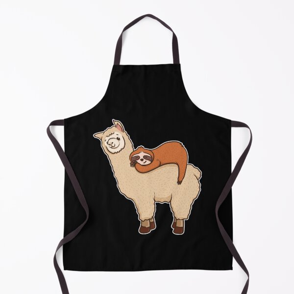 Item preview, Cute & Funny Sloth Sleeping on Llama Friend designed and sold by perfectpresents.