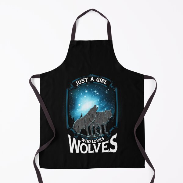Item preview, Cute Just A Girl Who Loves Wolves Lone Wolf designed and sold by perfectpresents.