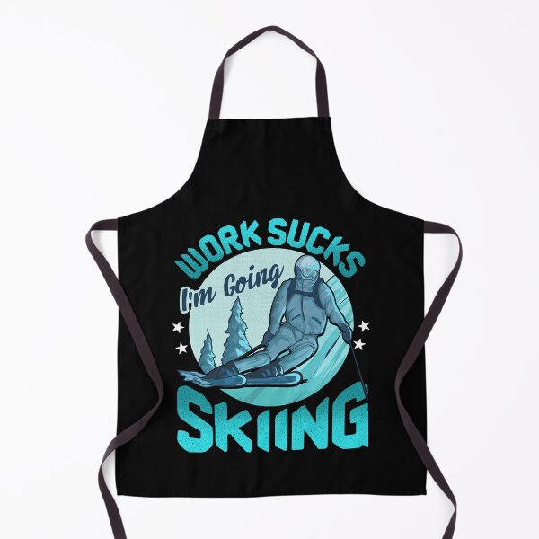 Item preview, Funny Work Sucks, I'm Going Skiing designed and sold by perfectpresents.