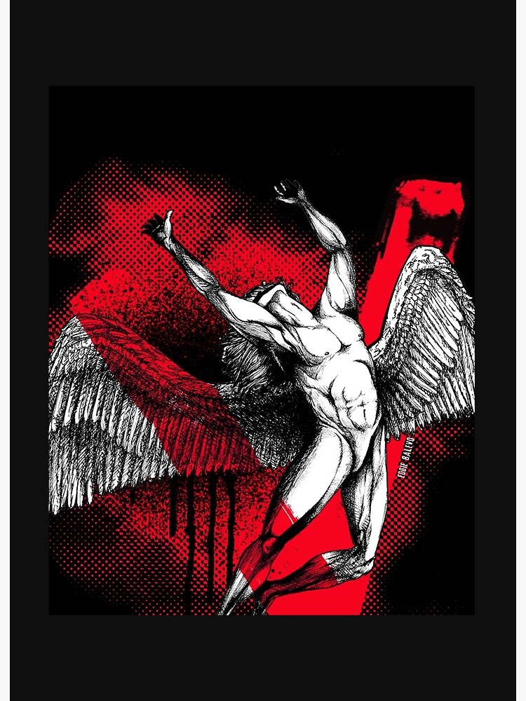 Design representing the fall of Icarus Art Board Print for Sale by  TitoStyle