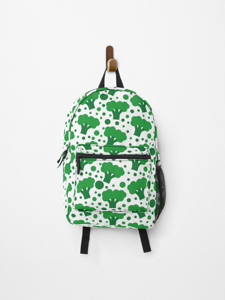 Thumbnail 1 of 3, Backpack, broccoli pattern designed and sold by gata-iris.