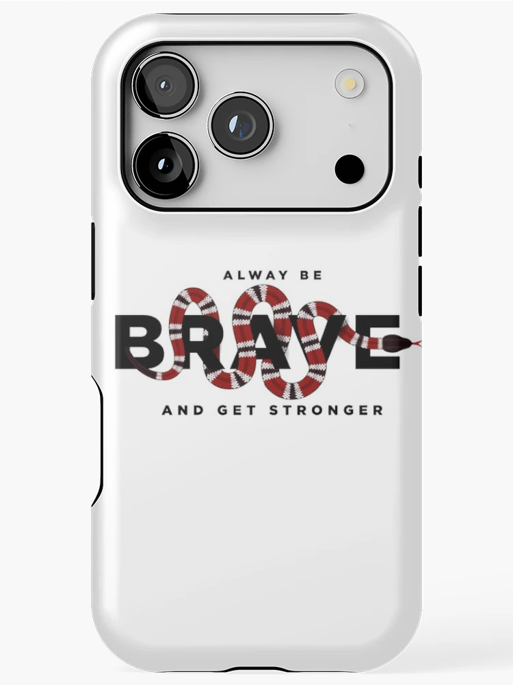 Thumbnail 1 of 4, iPhone Case, Snake Quote Sticker designed and sold by PatternSquare.