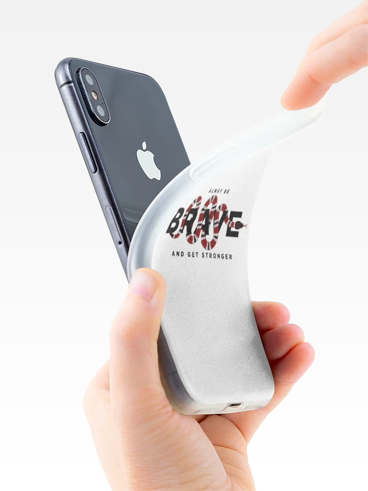 Thumbnail 4 of 5, iPhone Case, Snake Quote Sticker designed and sold by PatternSquare.