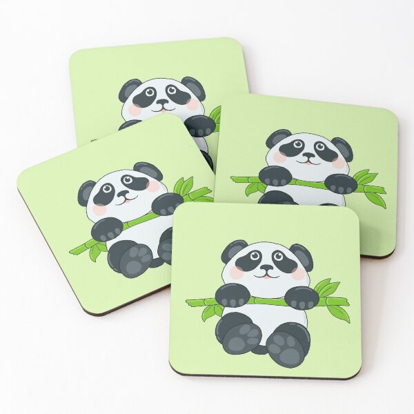 Item preview, cute little panda hanging on a bamboo branch	 designed and sold by IriSev.