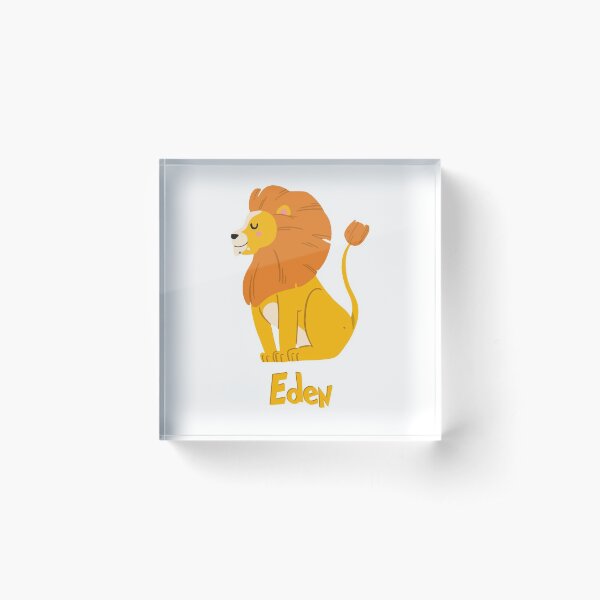 Aperçu de l'œuvre Nom de l'animal sauvage Eden Lion Baby Boy créée et vendue par HelloFromAja.