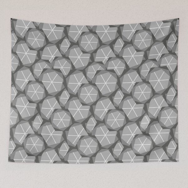 Item preview, hexagonal stones pattern designed and sold by rysunki-malunki.