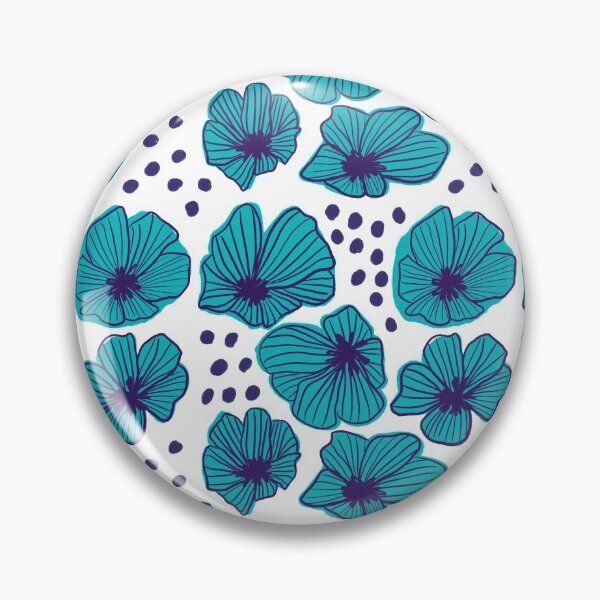 Item preview, Floral Pattern (Blue) designed and sold by NakakiArt.