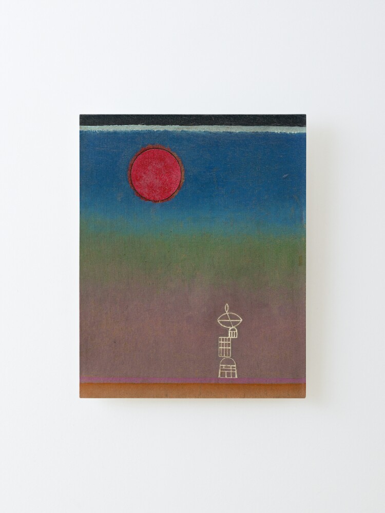 Alternate view of Kandinsky - Far Away, abstract art Mounted Print