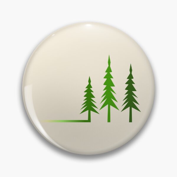 Item preview, Minimalist Tree Forest: Ombre edition - Simple abstract green design designed and sold by Deegital18.