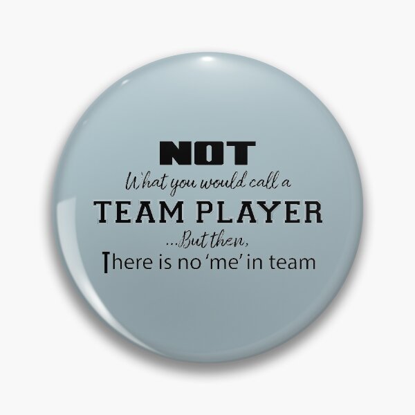 Item preview, No team player designed and sold by bluehair.