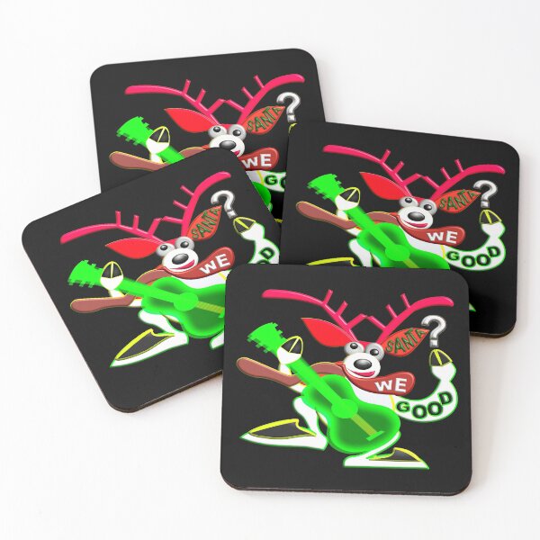 Item preview,  THE DEER DANCING WHILE PLAYING THE GUITAR - SANTA WE GOOD? CHRISTMAS HOLIDAYS designed and sold by Ralek.