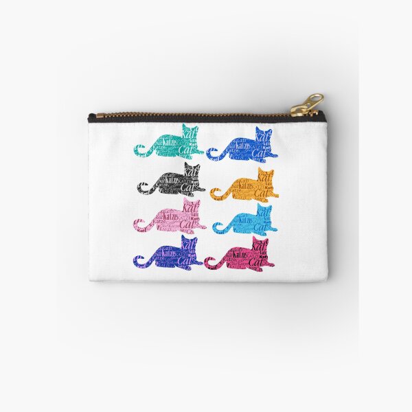 Item preview, Cats stickers collection bundle colorful word cat in different languages designed and sold by Toffy2222.