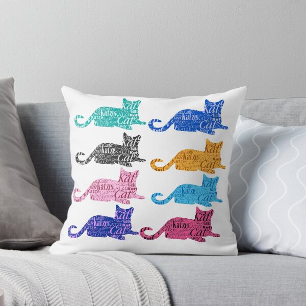 Item preview, Cats stickers collection bundle colorful word cat in different languages designed and sold by Toffy2222.