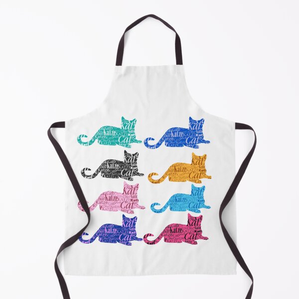 Item preview, Cats stickers collection bundle colorful word cat in different languages designed and sold by Toffy2222.