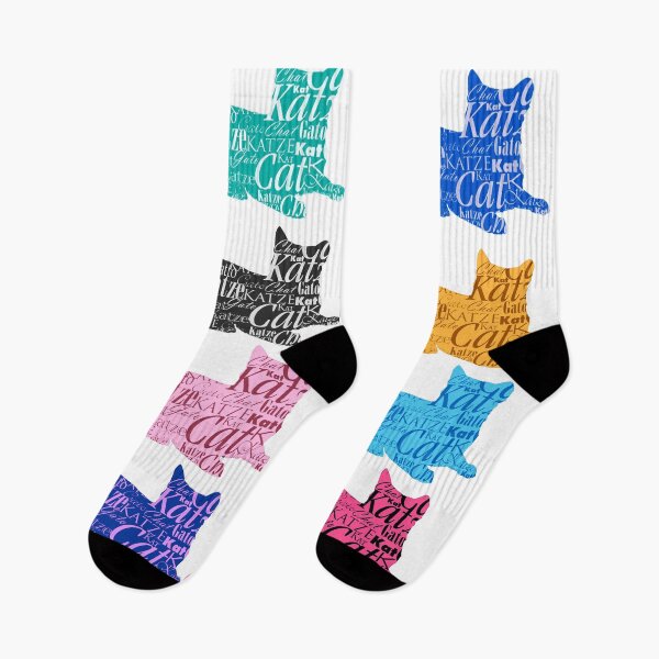 Item preview, Cats stickers collection bundle colorful word cat in different languages designed and sold by Toffy2222.