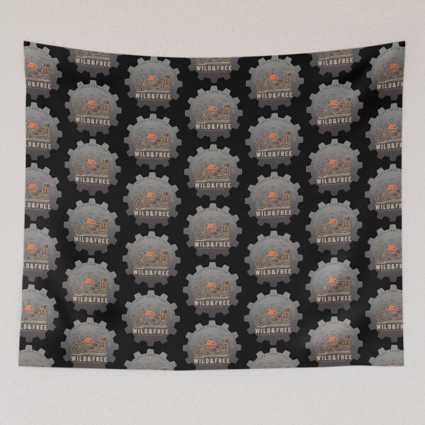 Item preview, Motorcycle touring roadtrip wild and free designed and sold by plzLOOK.