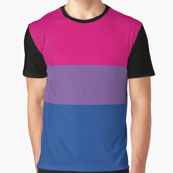 Bisexual Pride Flag Graphic T-Shirt