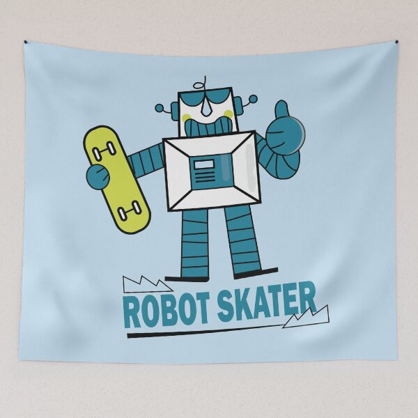 Item preview, Robot Skater designed and sold by MousaObaid.