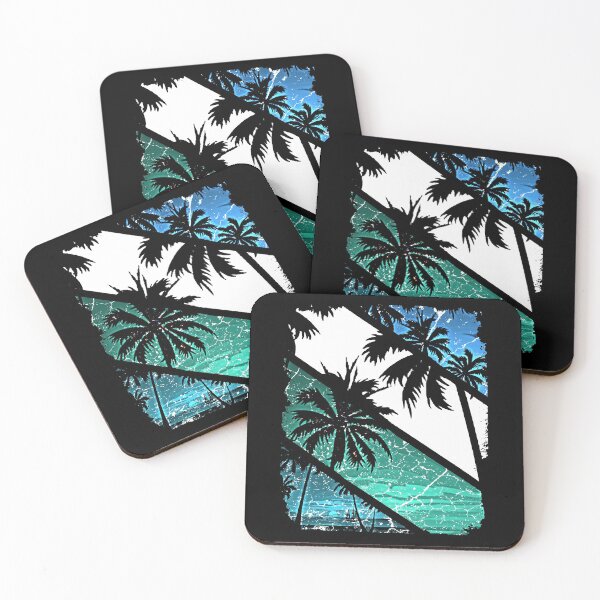 Item preview, Beach with palm trees designed and sold by Mila1946.